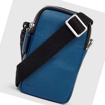 Pochettes Ecco CERAMIC MIDI Homme Bleu | FR 757PJJ